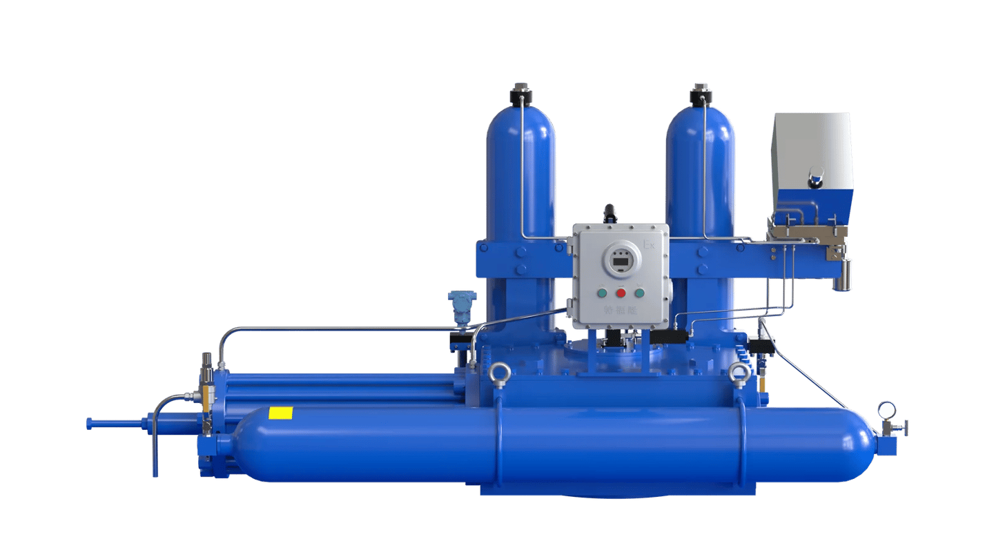Gas over oil Actuator : Pipeline Gas In Hydraulic Force Out