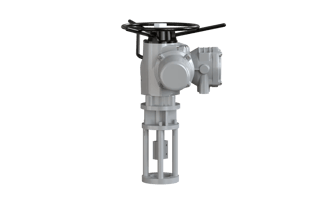 Linear actuator front view