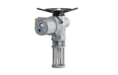 Linear actuator detail view