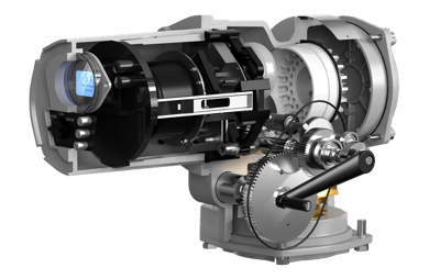 Actuator rendering side view