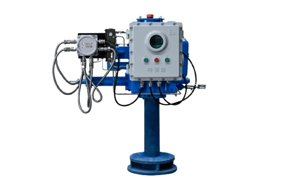 Blue electro-hydraulic actuator custom model