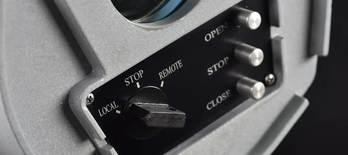 Local/remote control panel