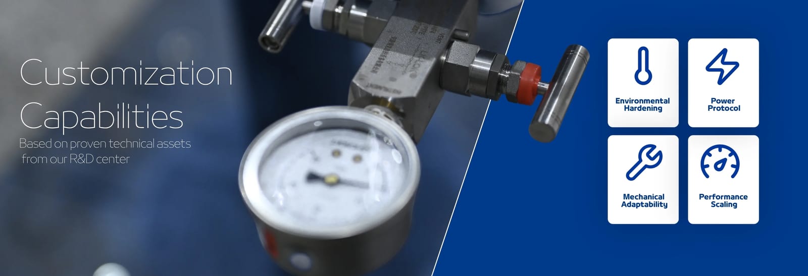 Customization capabilities banner